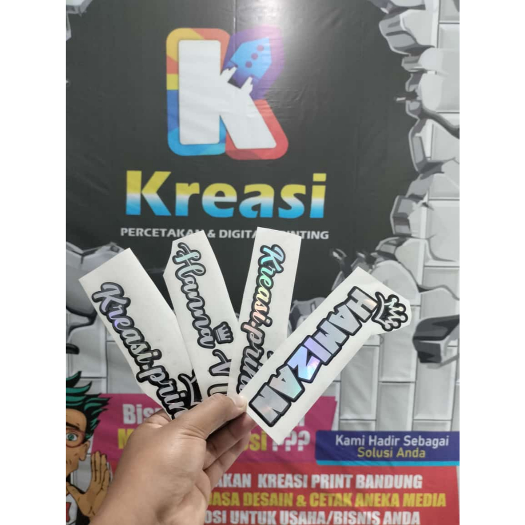 

CUTTING STIKER NAMA CUSTOM HOLOGRAM