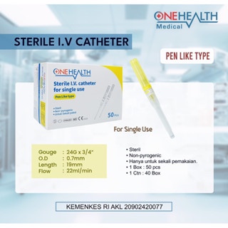 IV CATHETHER ABBOCATH PENTYPE ONEHEALTH BOX