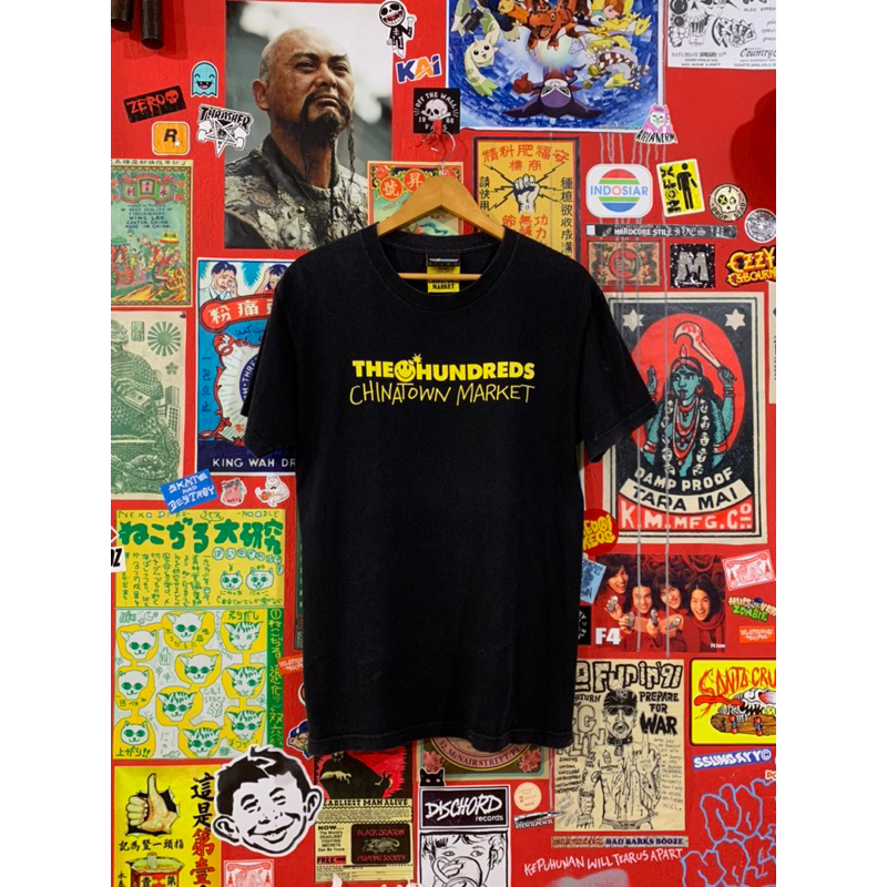 Kaos The Hundred's Chinatown Market Hitam