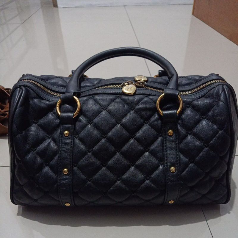 Tas Tangan Kulit Lovcat Hitam
