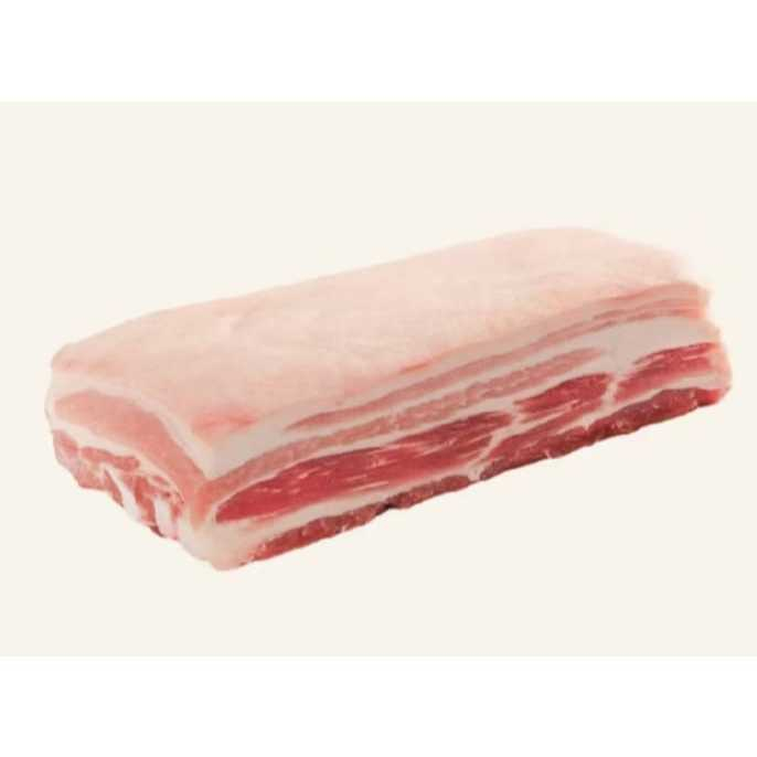 

Daging Babi Samcan 500 Gr / 1000 Gr ( Pork Belly Skin On)