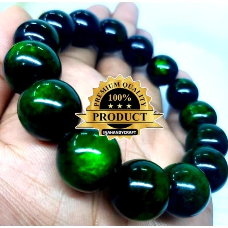 GELANG AKAR BAHAR YUSER BUTIRAN ORIGINAL ASLI DIAMETER 12 JUMBO MURAH