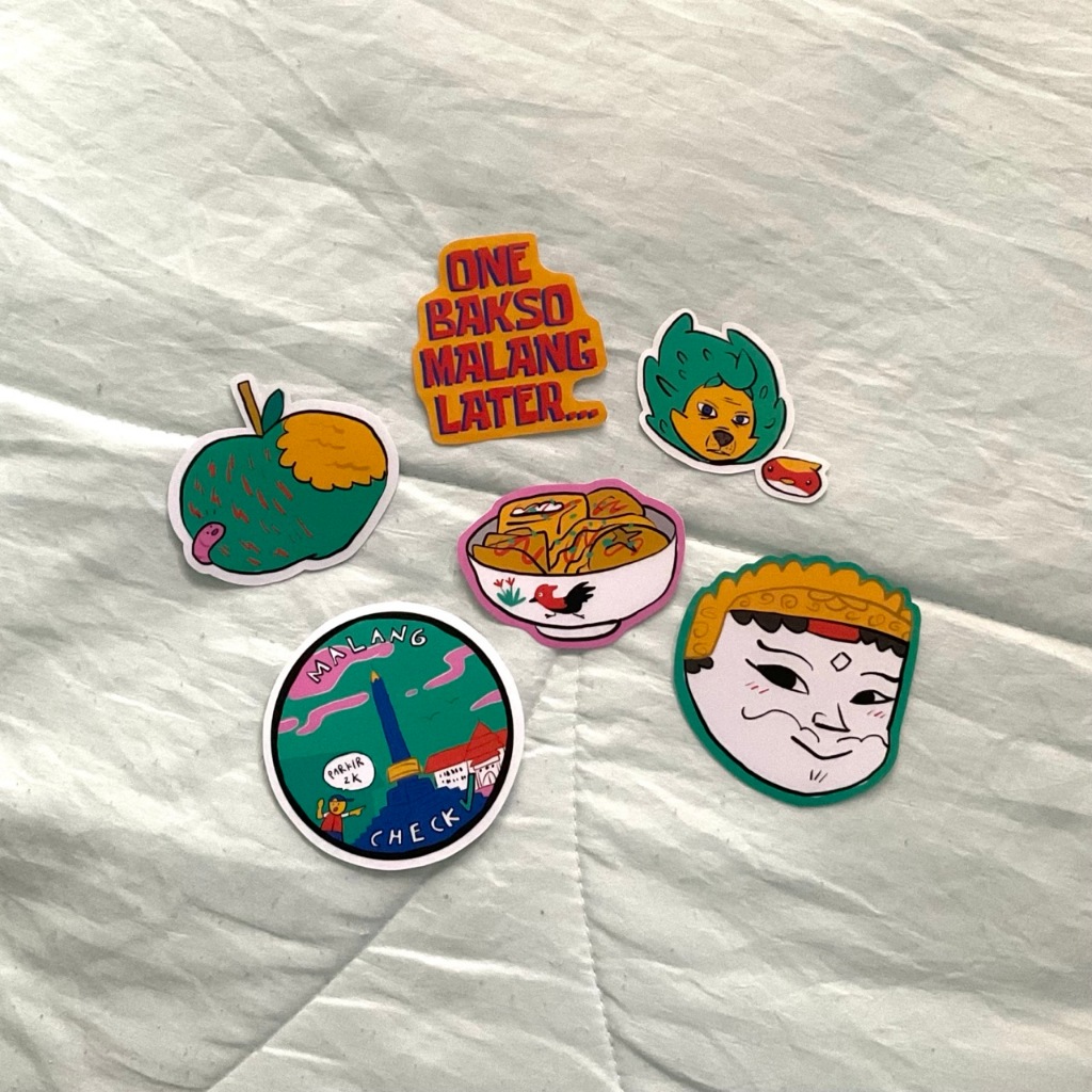 

Sticker Pack Isi 6 Malang Check (Sticker Malangan)
