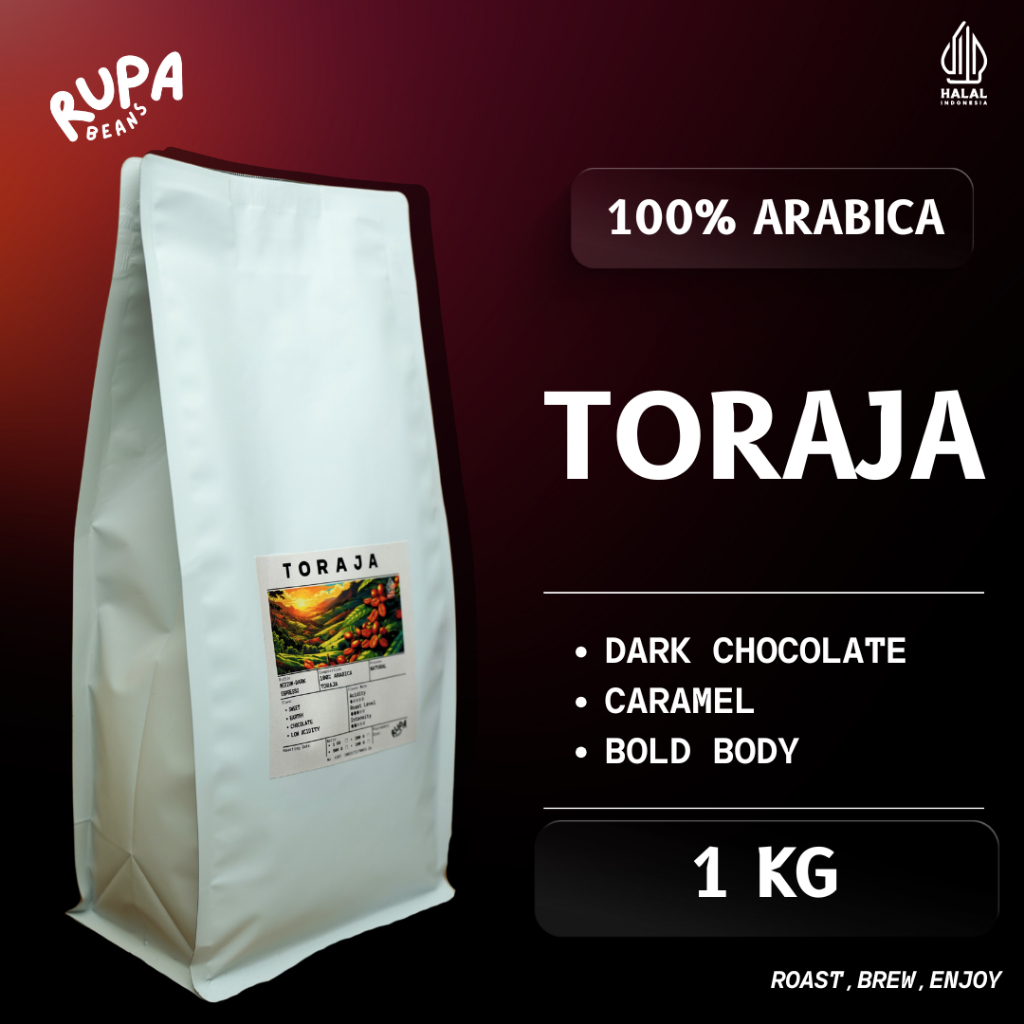 

Biji Kopi 100% Arabica Toraja Kurra by RupaBeans