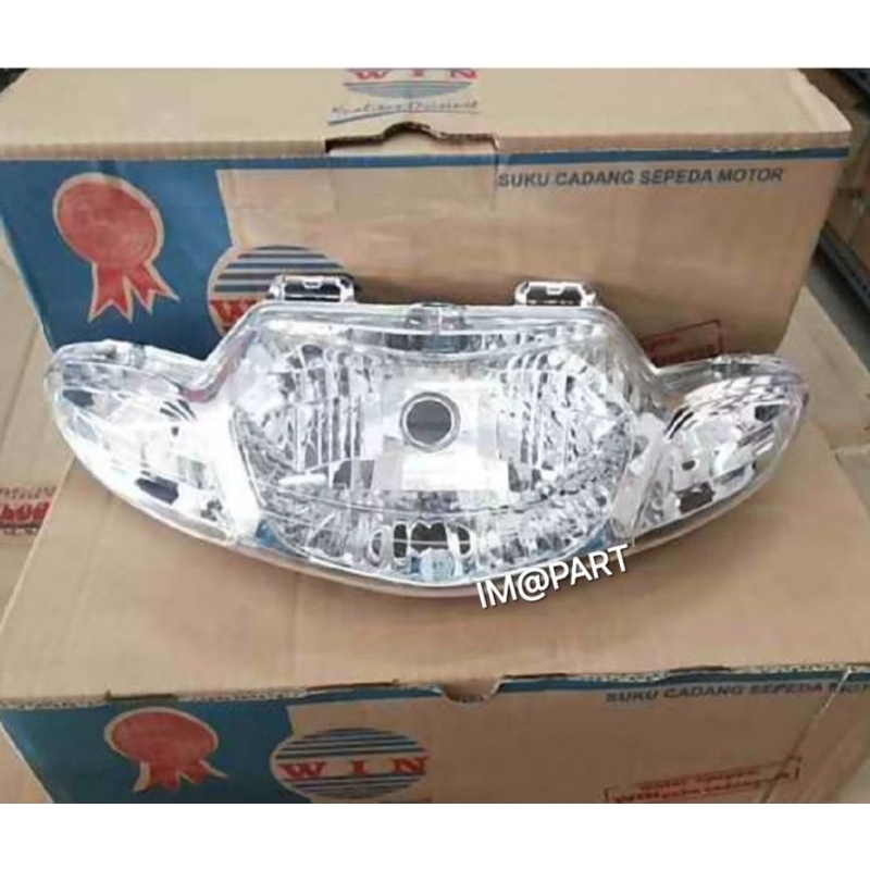Reflektor Lampu Depan | Mika Kaca Lampu SMASH 110 KARBU | SMASH 110 LAMA OLD 2001-2005