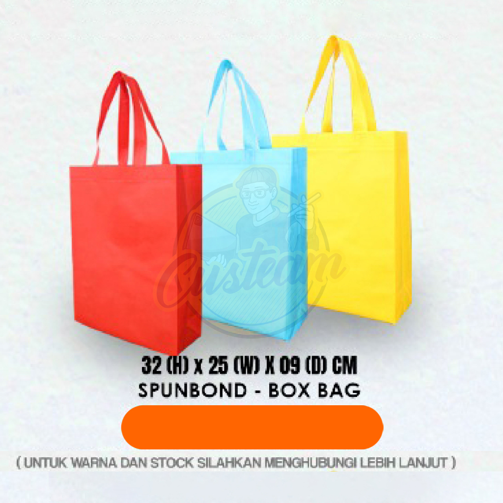 

Tas Spunbond Box Bag 75Gsm Bahan Import