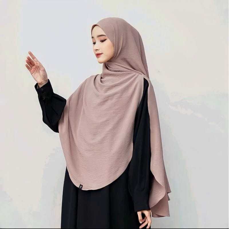 yut --PASHMINA OVAL CURVE CRINKLE AIRFLOW/HIJAB PASHMINA OVAL JUMBO/PASHMINA CRINKLE SIZE XL