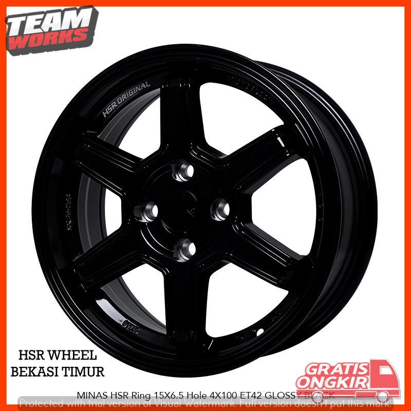 PROMO 1SET VELG MOBIL R15 PALANG6 UNTUK FREED FIT YARIS JAZZ HSR MINAS R15 LEBAR65 PCD4X100 ET42