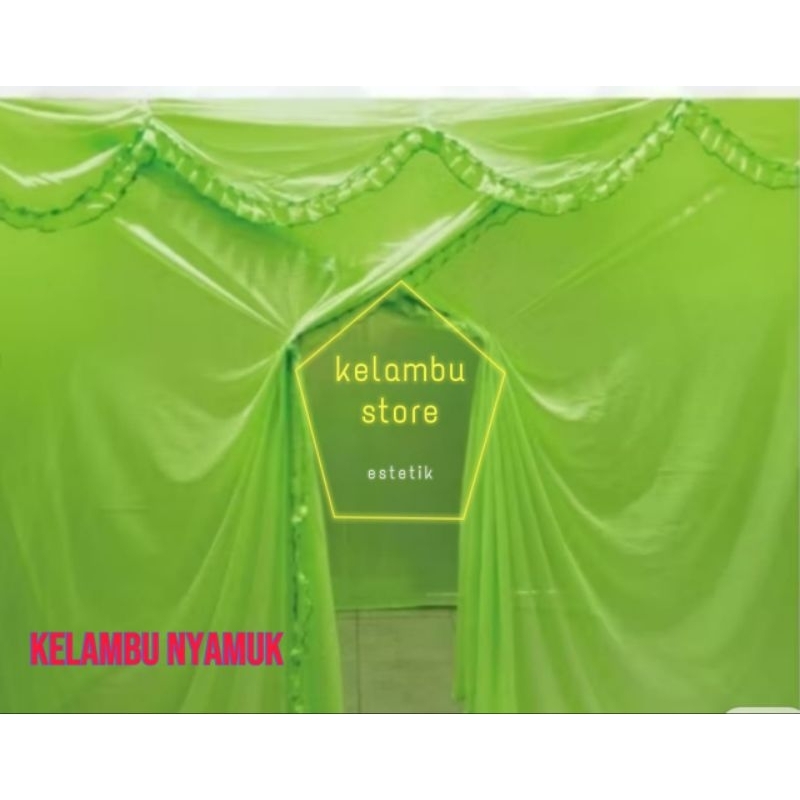 Kelambu Tidur Anti Nyamuk Kelambu Tenda Lipat Kelambu Tebal Premium.