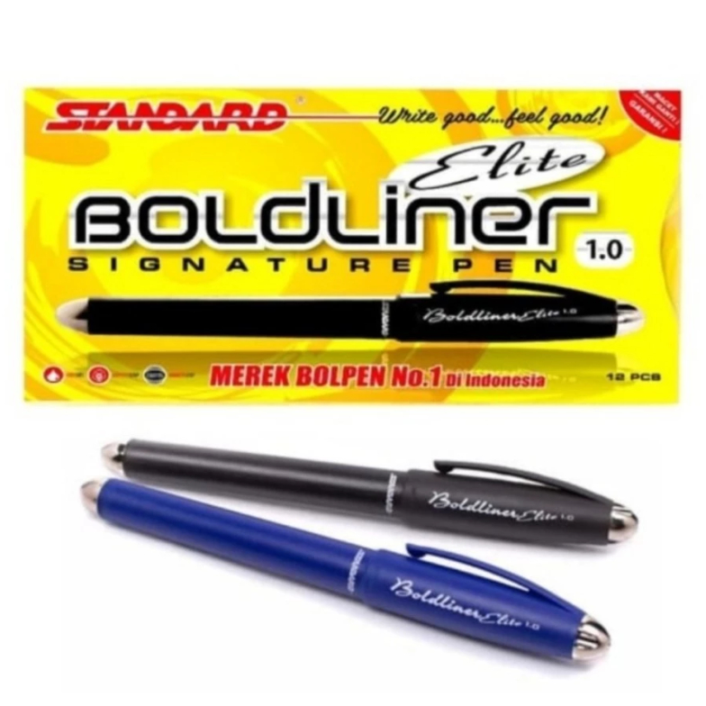 

Standard Pulpen Boldliner Elite 1.0 / Tanda Tangan / Signature
