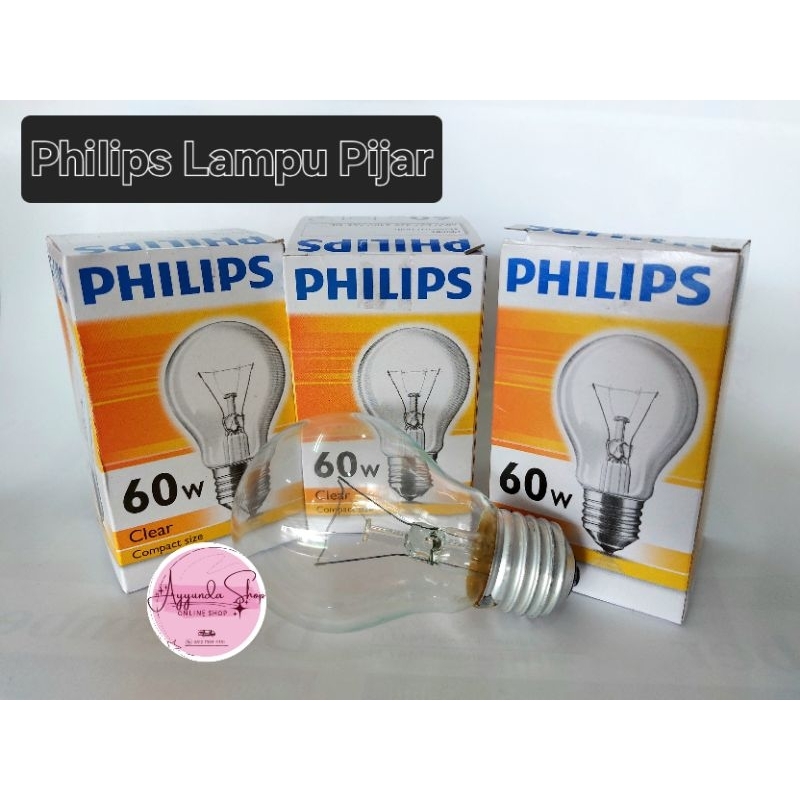 Lampu Bohlam Lampu ayam Lampu Pijar Philips Starlux