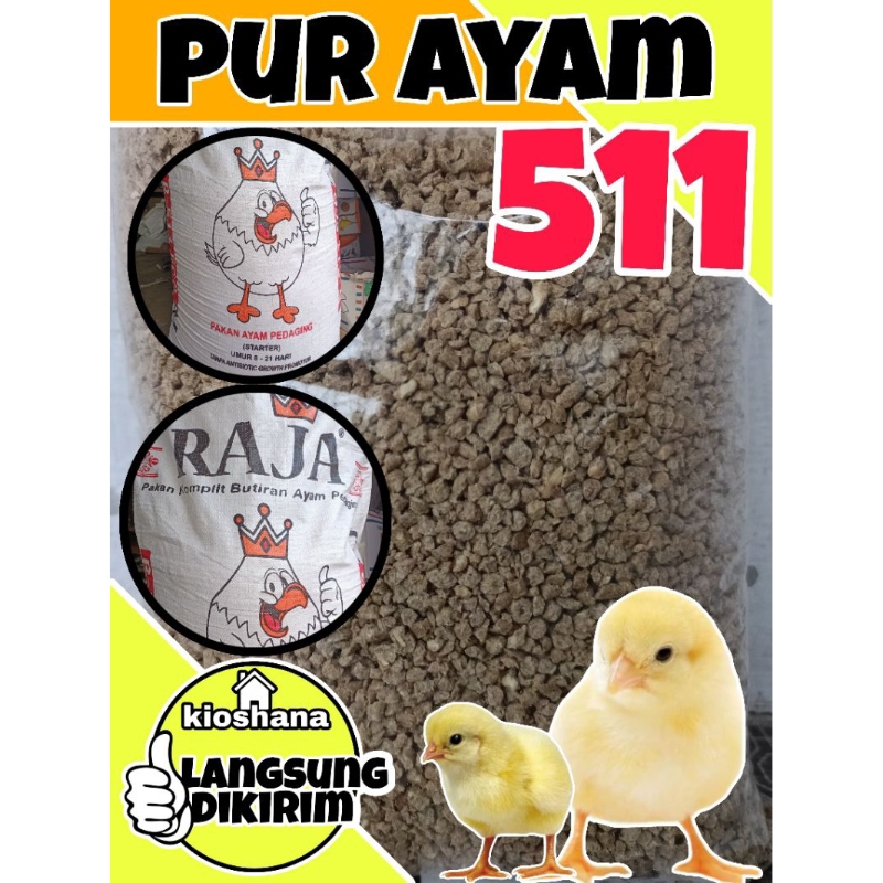 pur pakan ayam 511 1kg