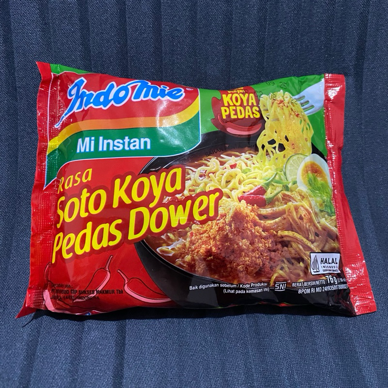 

INDOMIE MI KUAH INSTANT RASA SOTO KOYA PEDAS DOWER