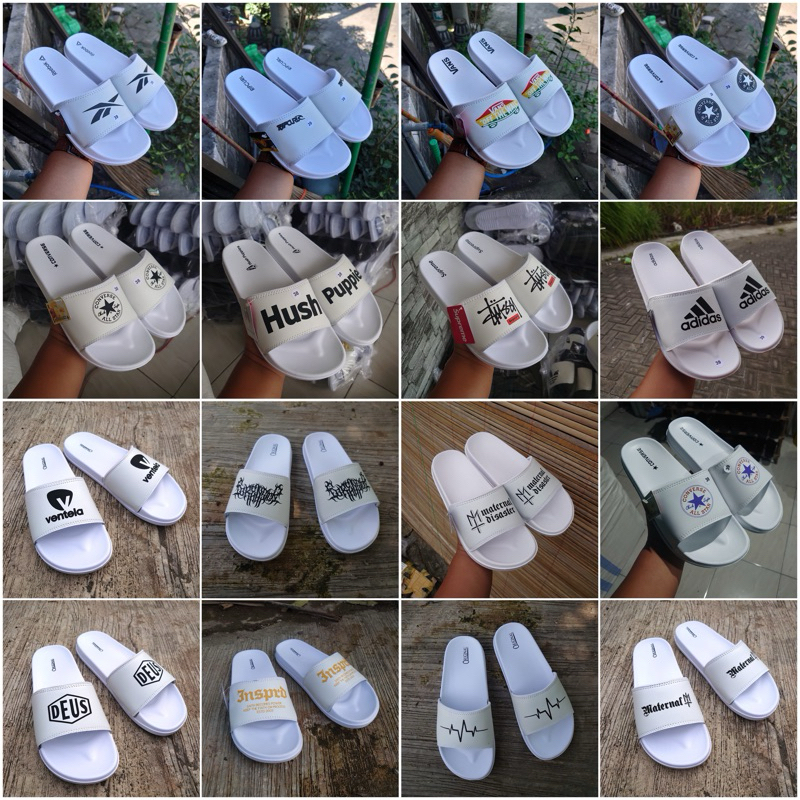 paket grosir usaha sendal sandal slop selop murah pria wanita distro kece kekinian