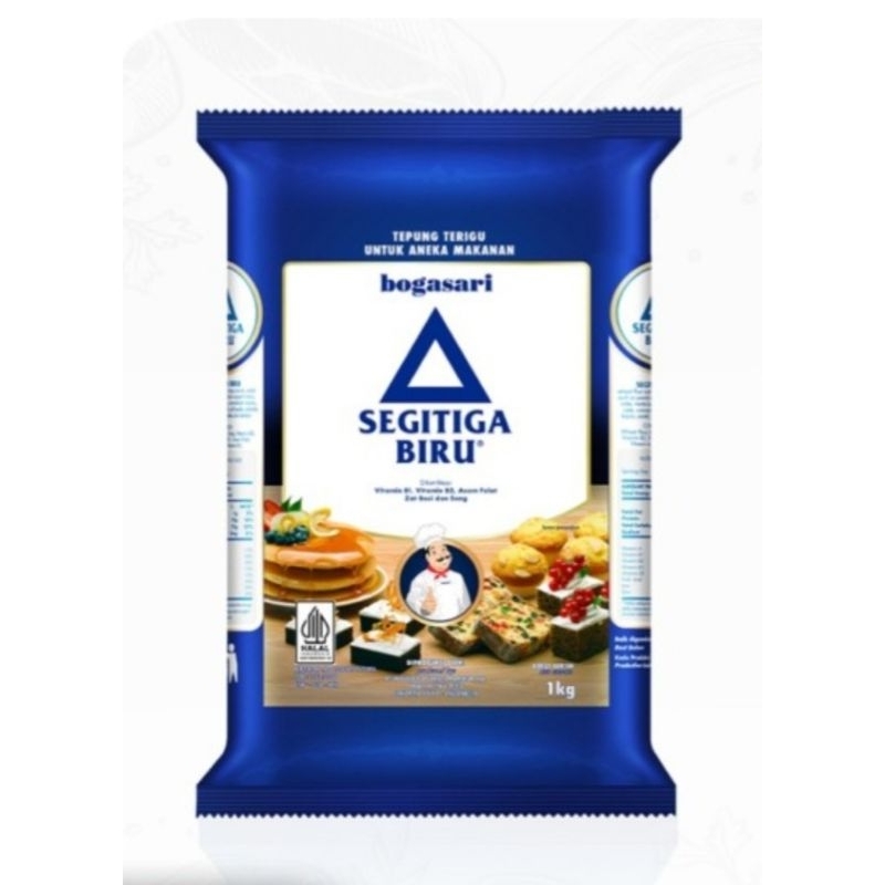 

TEPUNG TERIGU BOGASARI SEGITIGA BIRU 1 KG