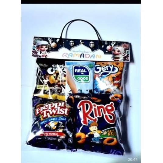 

[Harga perbiji, MINIMAL ORDER 25BIJI ] Plastiksnacklabelramadhan // label snack takjil ramadhan // plastik snack takjil // marhaban yaa ramadhan