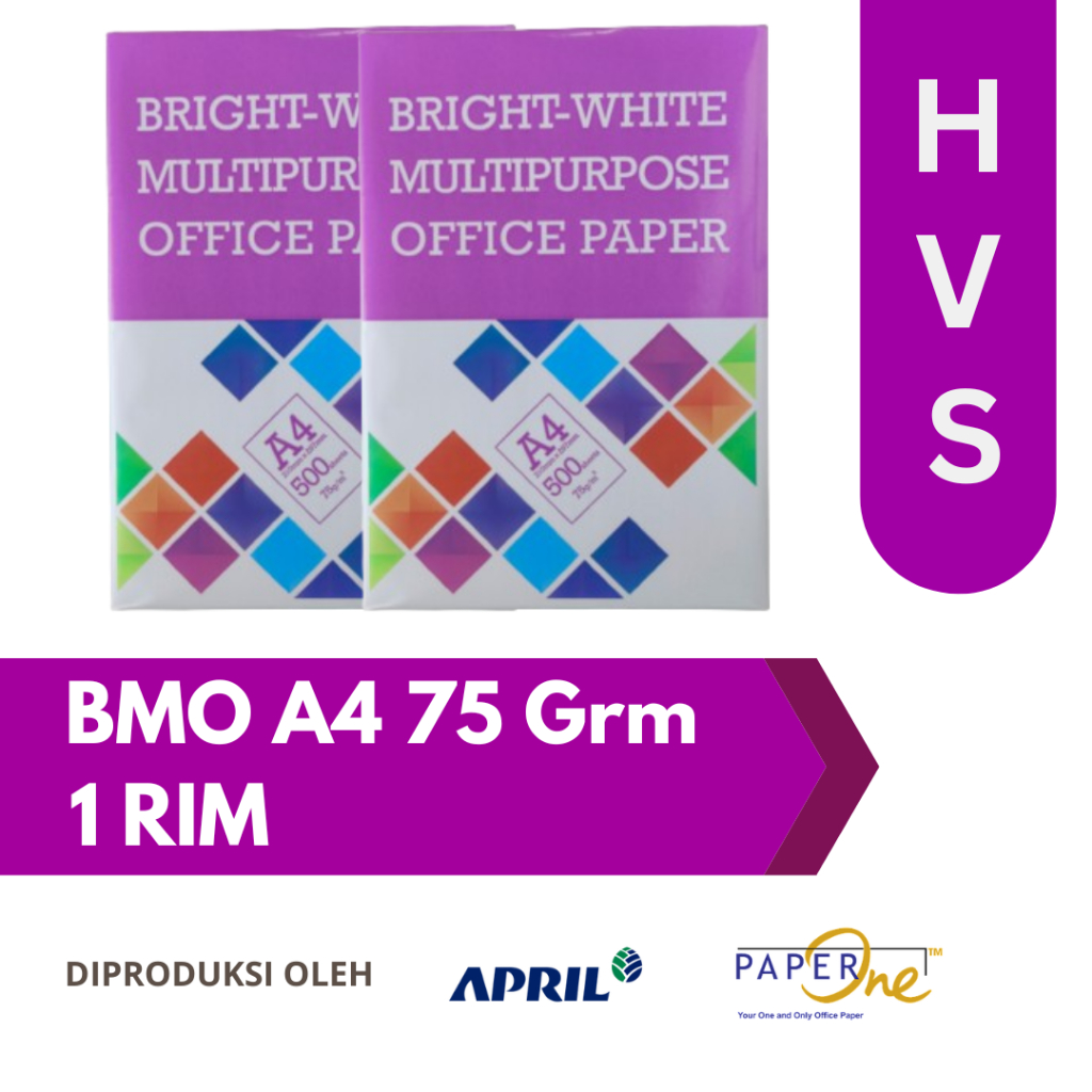 

RB Kertas HVS A4 70 Gram 75 Gram 1 Rim 500 Lembar Kertas Print Fotocopy