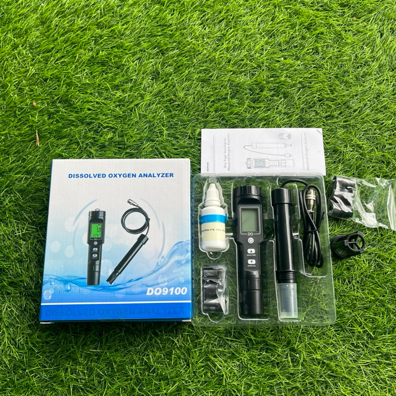 Dissolved Oxygen Tester DO9100 DO Meter Oksigen Water Analyzer Air O2