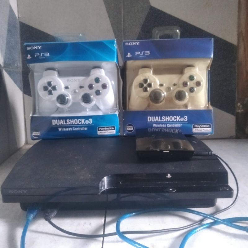 PS3 Slim 250 GB second siap main 12 jam nonstop