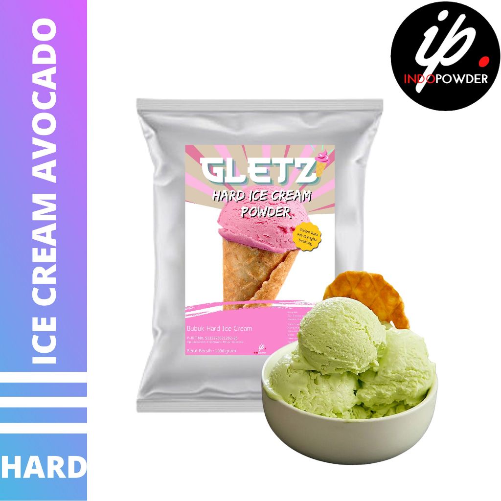 

HARD ICE CREAM AVOCADO 1Kg - Bubuk Es Krim AVOCADO - Bubuk Es Cream - ICE CREAM Powder 1Kg