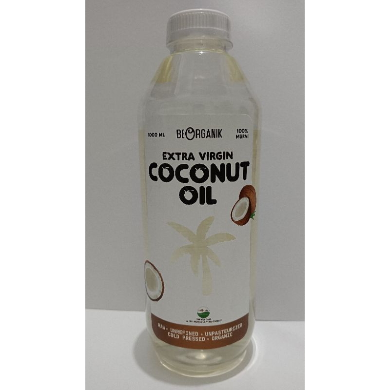 

Be Organik Extra Virgin Coconut Oil 1000 ml cold pressed Organic EVCO Minyak Kelapa Murni Organic (bisa untuk detox)