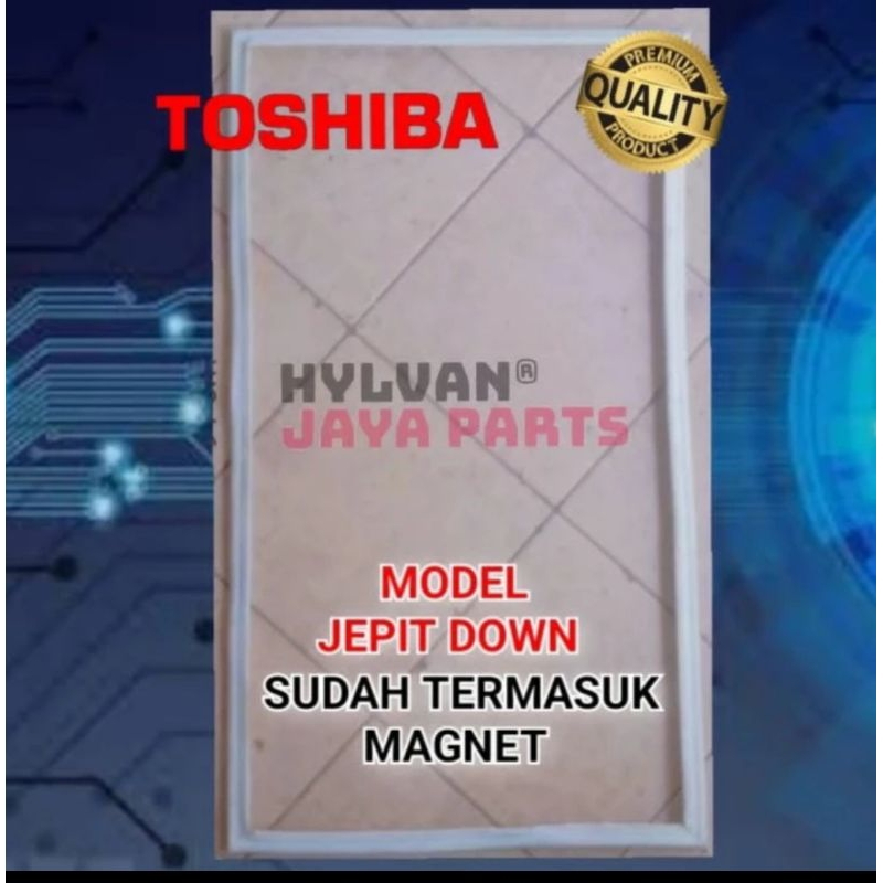 GASKET KARET PINTU KULKAS TOSHIBA GLACIO MINI 50 X 44,5 Cm