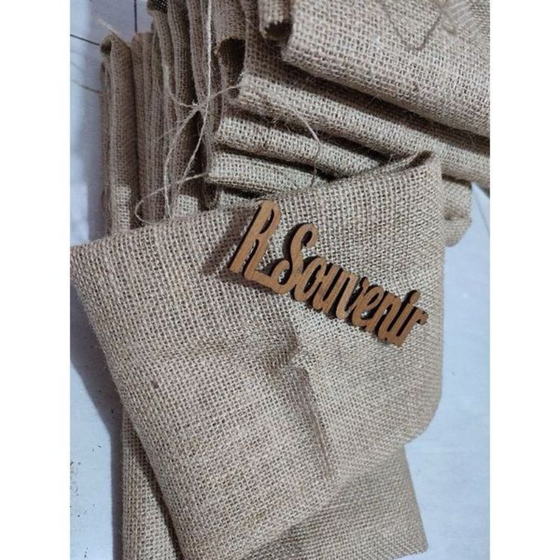 (50X58CM)BAHAN MAHAR-Kain Goni PREMIUM IMPORT/kain burlap/background mahar/mahar rustic/bahan Mahar 