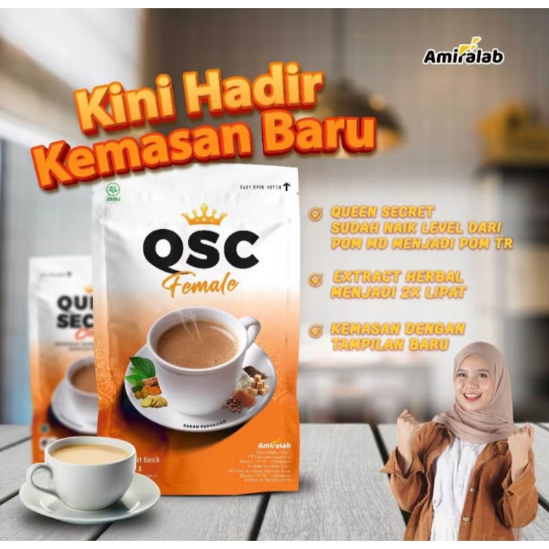 

AMIRALAB QUEEN SECRET COFFEE FEMALE Obat Pelancar Haid Menstruasi Siklus