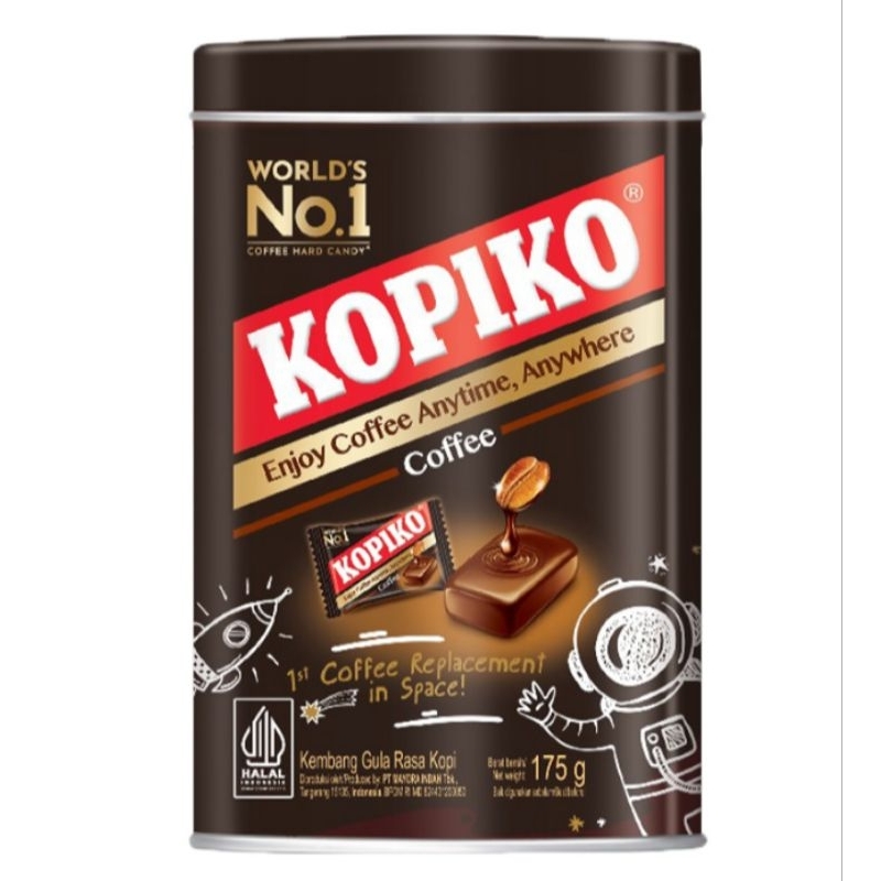 

Kopiko permen kopi kemasan kaleng 175 gram