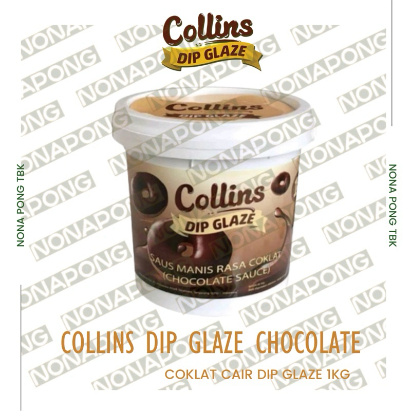 

COLLINS DIP GLAZE COKLAT 1KG