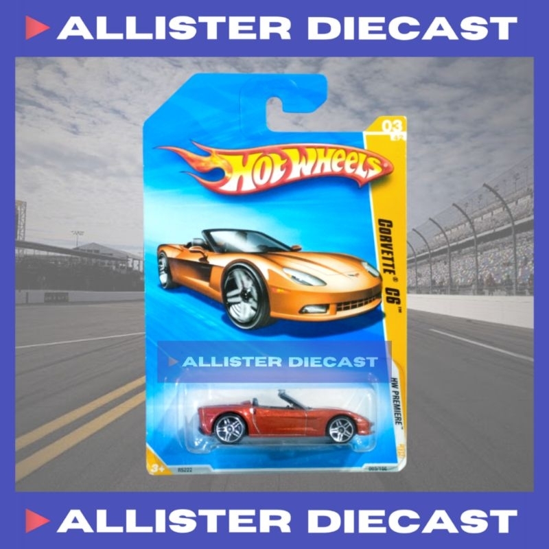 Hot Wheels Corvette C6 Coklat Hotwheels Corvette C6 Convertible Brown HW Premiere