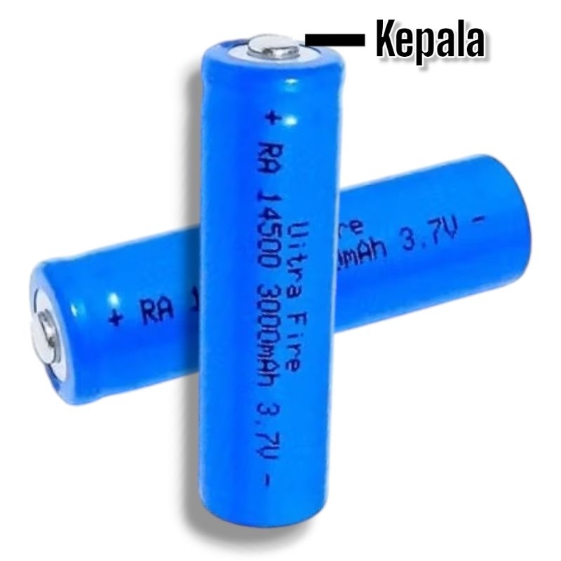 Baterai Cas Aa 3000Mah 3.7V Batrei Ra 14500 Murah