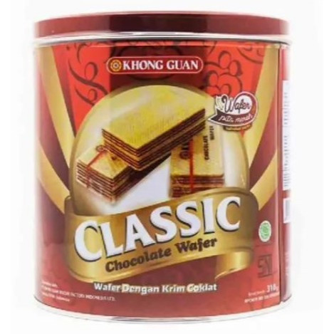 

Biskuit Kaleng Wafer KHONG GUAN Classic 310 gr