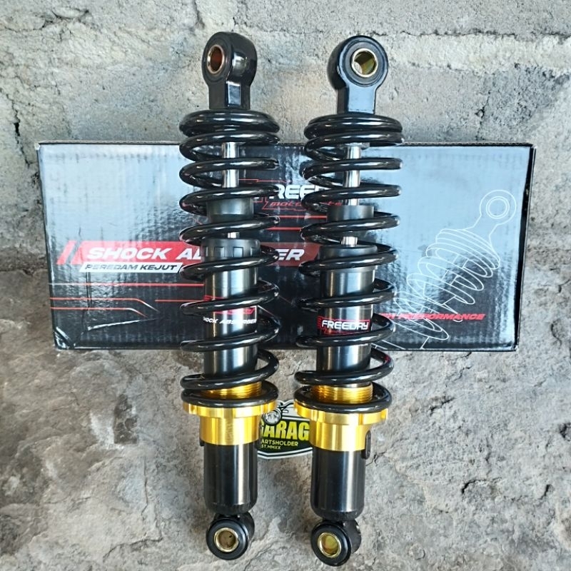 Shock belakang bebek yamaha variasi 280mm hitam