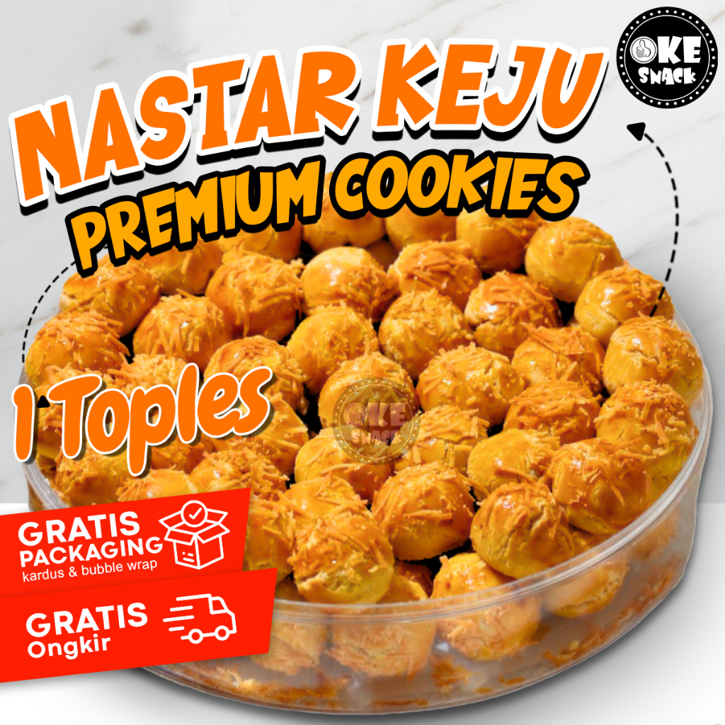 

Oke Snack Kue Nastar Keju Premium Cookies Kue Lebaran