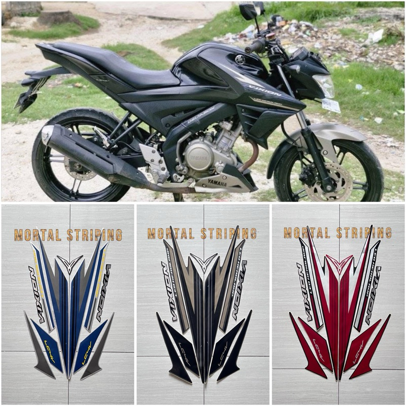 STIKER STRIPING LIS BODY YAMAHA VIXION NEW FACELIFT 2017 2018