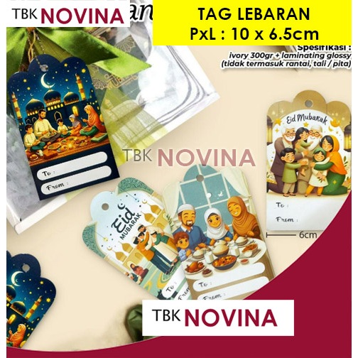 

[10 PCS] TAG LEBARAN / TAG EID MUBARAK / TAG RAMADAN
