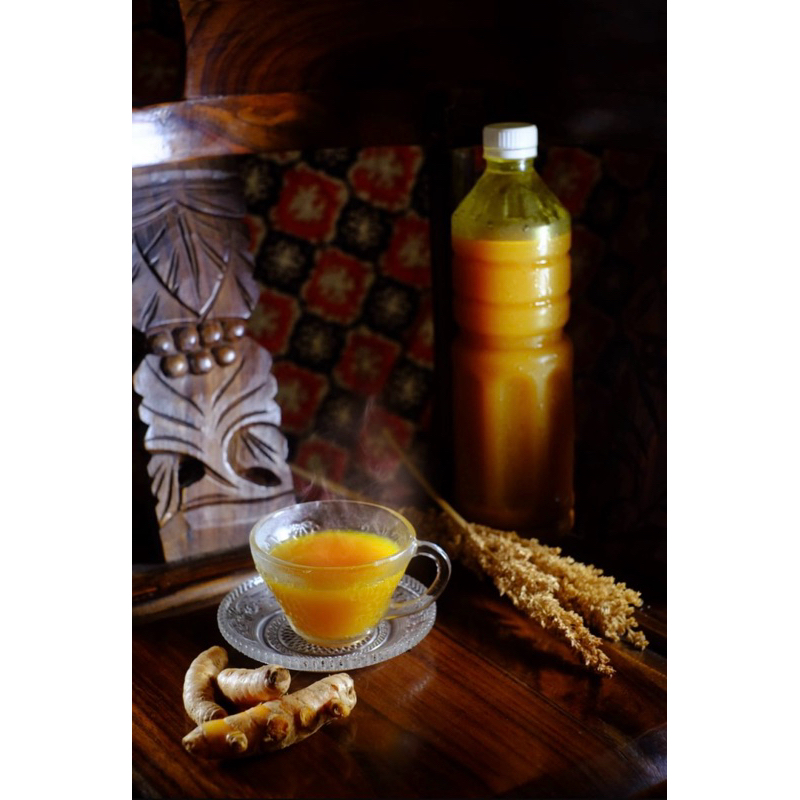 

Jamu Kunyit Asam 1000 ml | Kunir Asem | Minuman Herbal | Minuman Jamu Kunyit Asem 100% Gula Asli