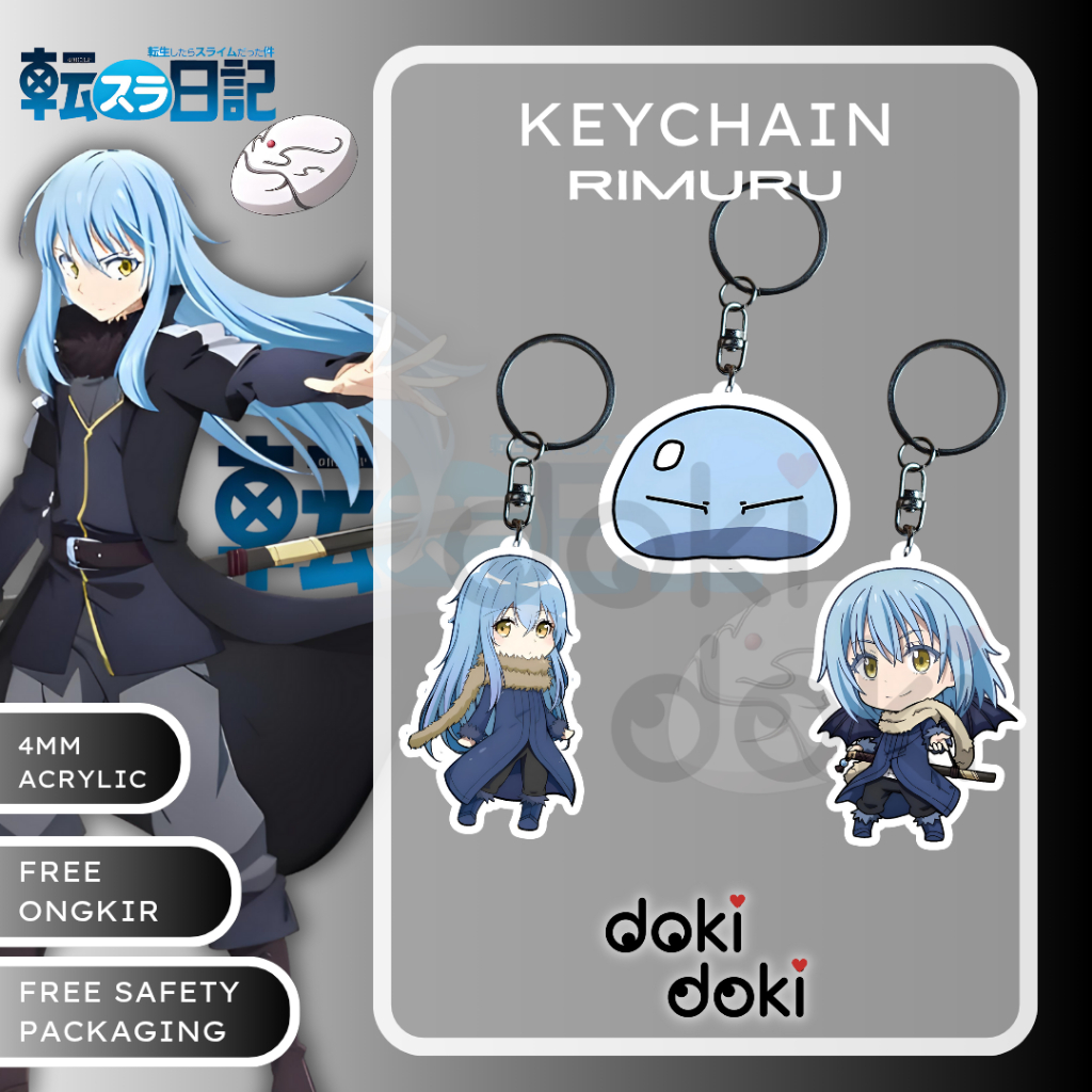 GANTUNGAN KUNCI KEYCHAIN ANIME RIMURU SHITARA SLIME
