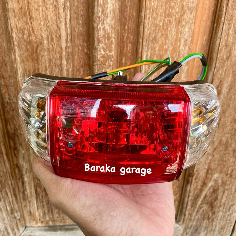 stoplamp belakang astrea grand legenda mika belakang bening