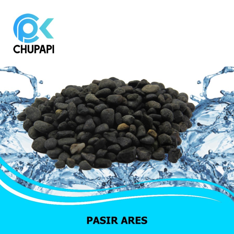 PASIR ARES Hias Aquarium Aquascape Ikan Chana - 1KG