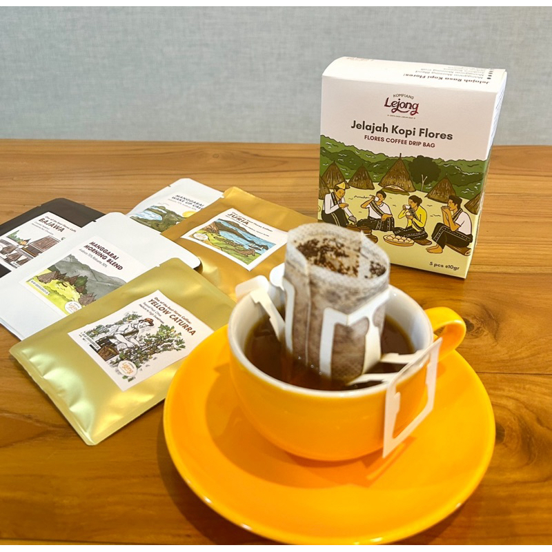 

Jelajah Kopi Flores / Flores Coffee Drip bag Set Box