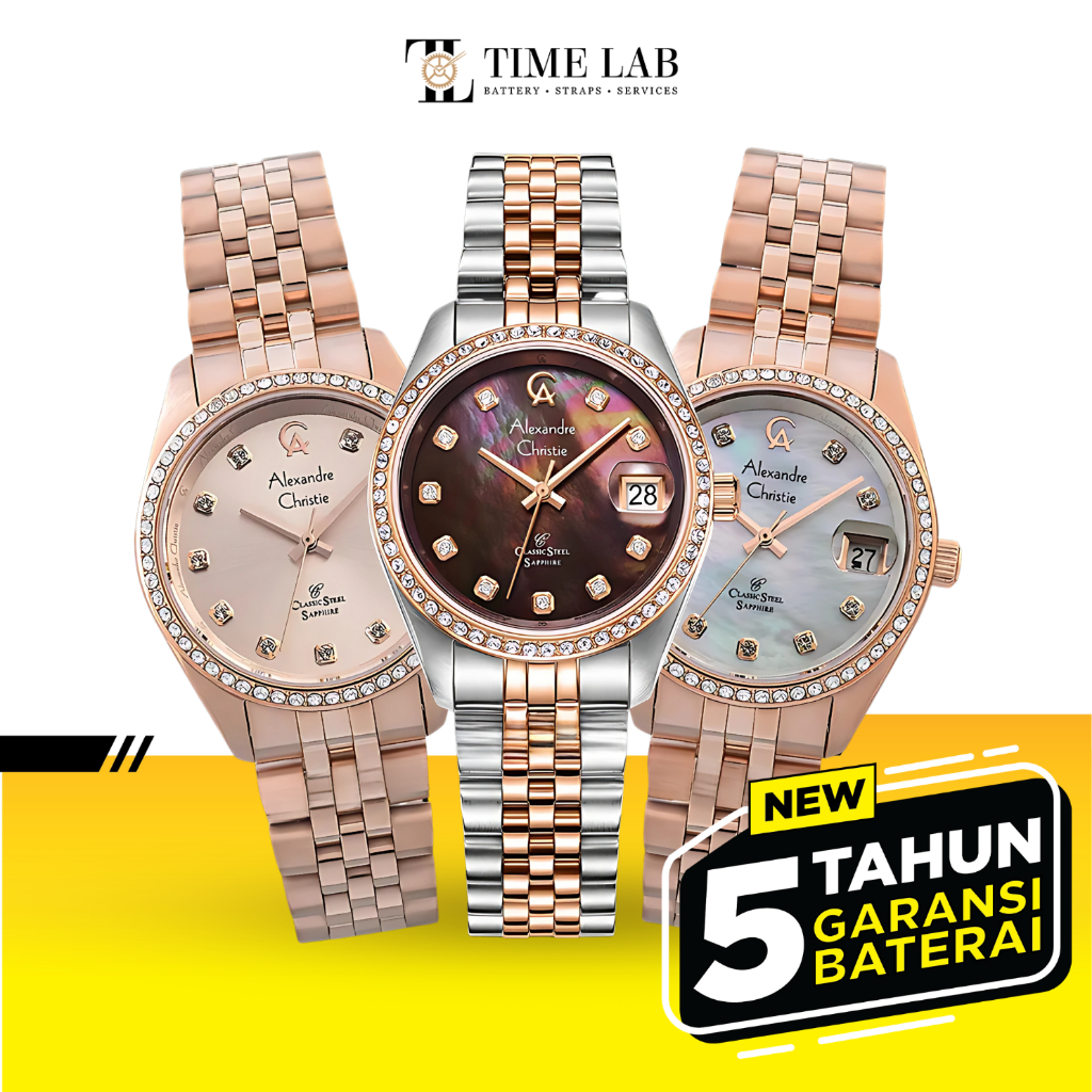 JAM TANGAN WANITA ALEXANDRE CHRISTIE AC5012 / AC 5012 100% ORIGINAL TIMELAB