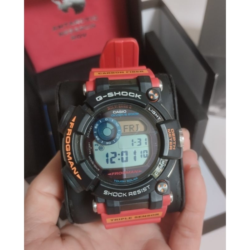 Casio G-Shock Frogman GWF-D1000ARR-1JR Digital scond siap pakai
