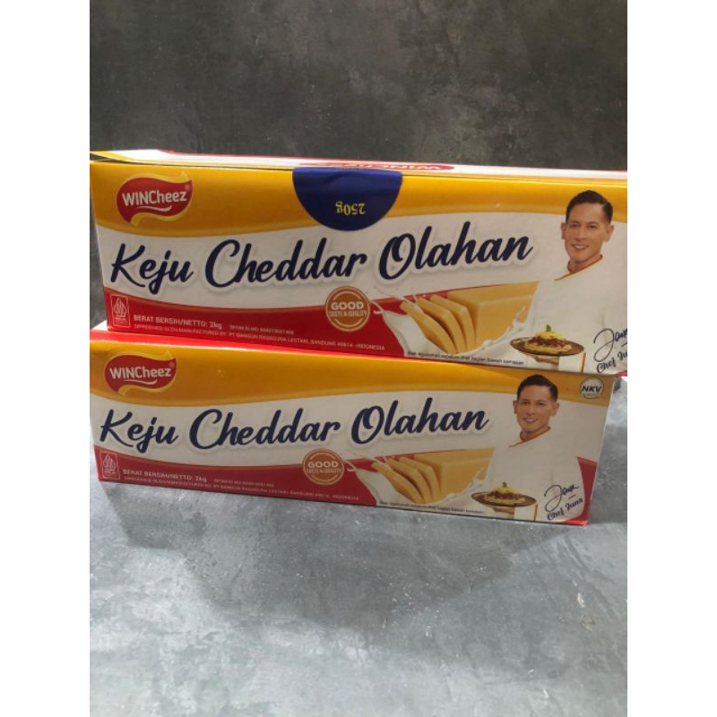 

Keju Wincheez Cheddar 250gr x 8pcs = 2kg