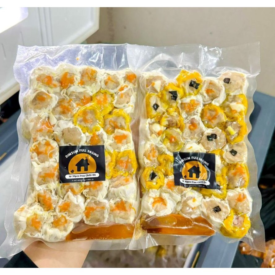

Dimsum Isi 30pcs lengkap dengan Chili Oil