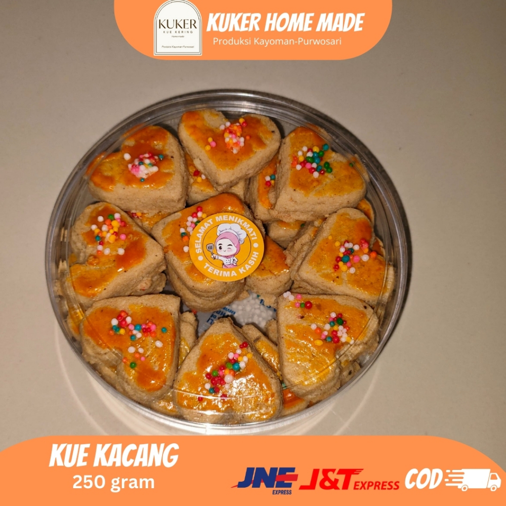 

Kuker Home Made Kue Kacang 250 gram-kue kering