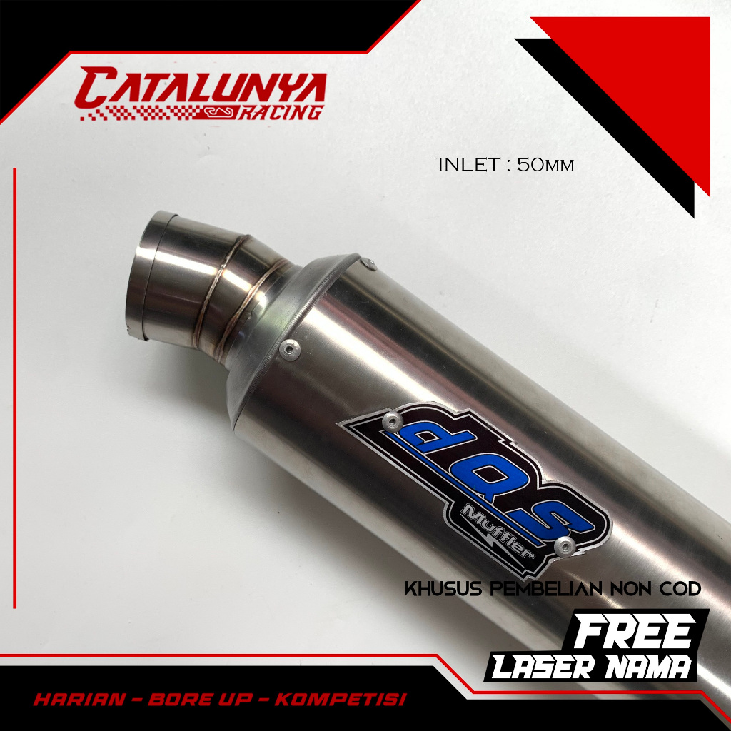 KNALPOT DOS ALA ORIGINAL CB GL MP TIGER VERZA VIXION BYSON SCORPIO