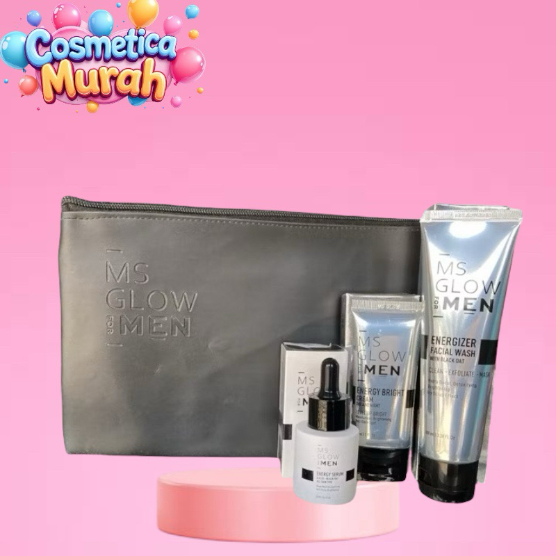 MS GLOW FOR MEN - PAKET PERAWATN WAJAH PRIA MS GLOW MEN BASIC 3IN1