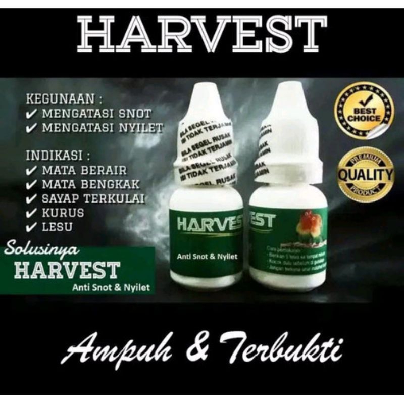 HARVEST OBAT BURUNG SNOT OBAT BURUNG NYILET UNTUK SEMUA BURUNG